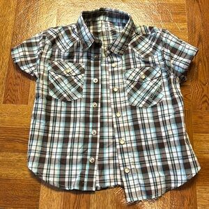 Wrangler boys pearl snap shirt 3T